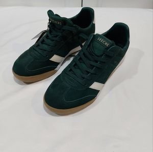 Skechers Green and White Athletic Shoes